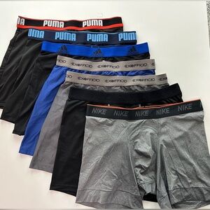 Men's Underwear Set of 7- Black, Blue, Gray